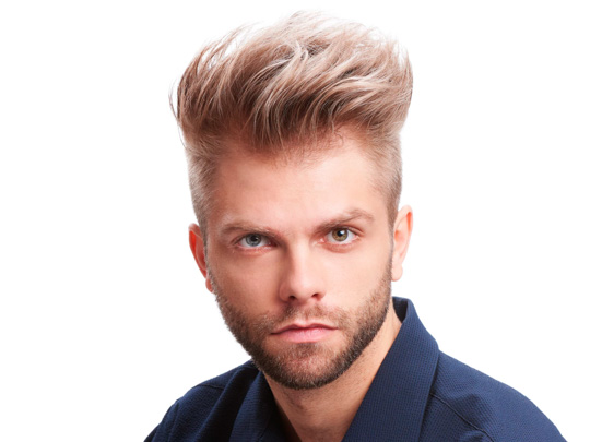 Textured Quiff Mohawk Haircut